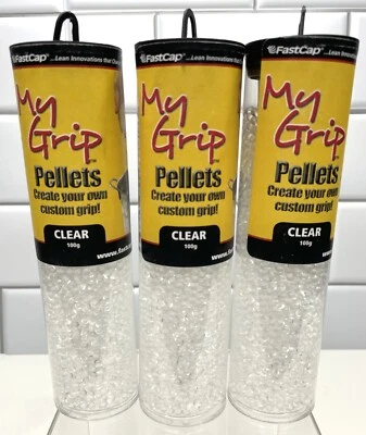 FastCap 02140 100G My Grip Pellets for Hand Tools, Clear 3 Containers 100g Each - Image 1 of 4