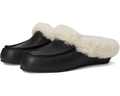 Auténtica mula de cuero UGG Ansley en negro - Nueva en caja Foto 1 de 3