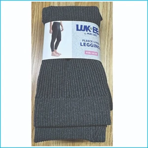 Lukees by Muk Luks Fleece-gefütterte Leggings - 1X2X, gerippt, Winter Essential - Bild 1 von 12