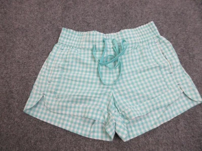 Pantalones Cortos Vineyard Vines Para Mujer XXS Guinga Nylon Spandex Cordón Bolsillos Informales Foto 1 de 4