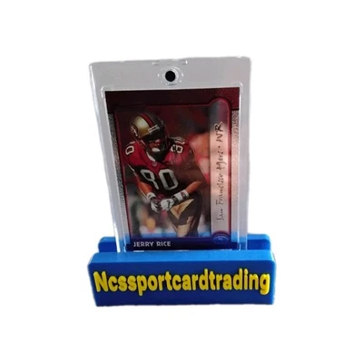 1999 BOWMAN CHROME JERRY RICE REFRACTOR  - Image 1 of 2