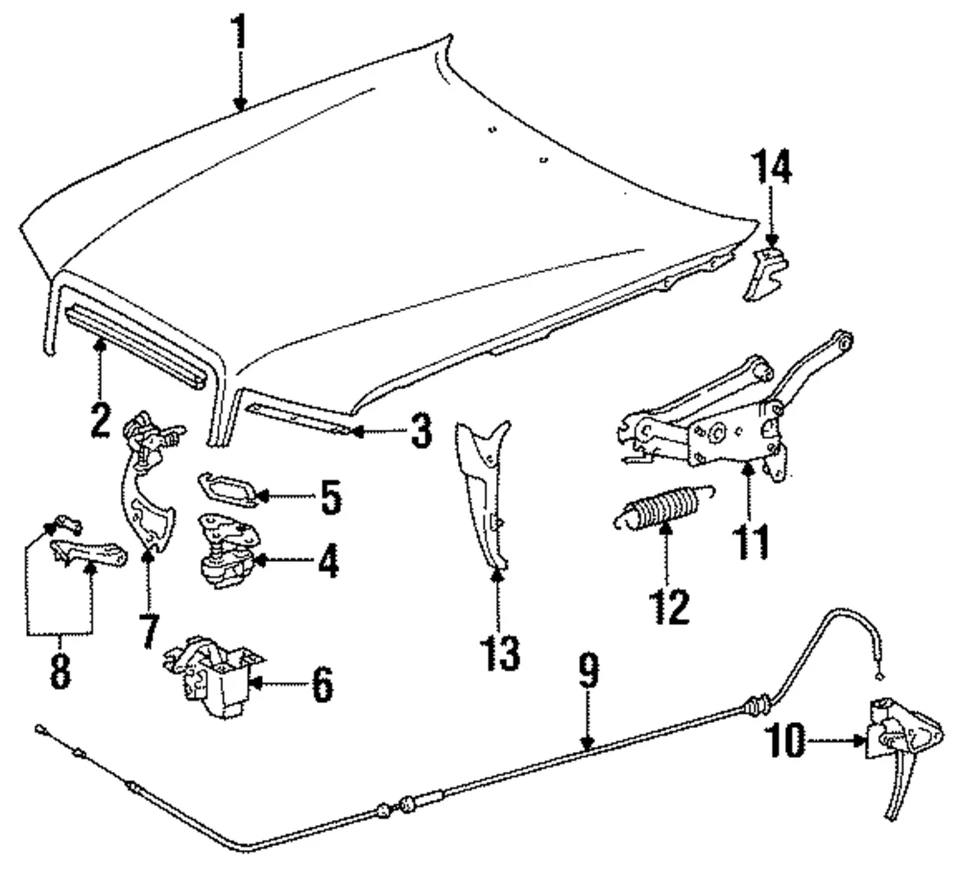 Cerradura original Mercedes-Benz 126-880-12-60 Foto 1 de 1