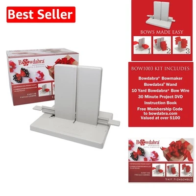 User-Friendly Bowdabra Bow & Favor Maker - Ideal for Crafters & Gift-Makers - Image 1 of 4
