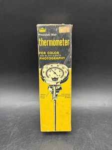 Präzisions-Zifferblatt Thermometer für Farb- & Schwarzweißfotografie New Old Stock - Bild 1 von 3