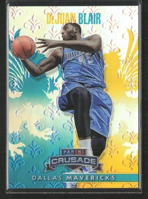 DeJuan Blair 2013-14 Panini Crusade #160 Crusade Teal /249 Dallas Mavericks - Image 1 of 2