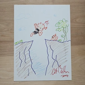ART BALTAZAR Original Art | Patrick The Wolf Boy & Squirrel | Cliff Sketch! - Picture 1 of 6