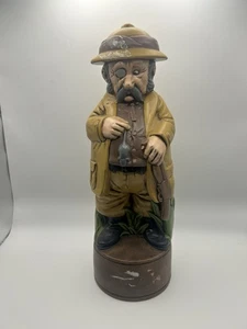 Vintage Albert’s Molds British Safari Mouse Hunter 70’ Gentlemen Decanter 12” - Foto 1 di 10