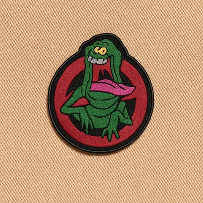 Ghostbusters Movie Slimer Patch Embroidered Iron-on Applique No Ghost  Halloween - Image 1 of 4