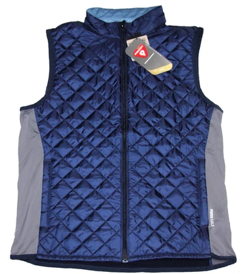 Puma Golf Men's Frost Quilted Vest Primaloft Fill Blue Size L NWT $200 - Image 1 of 4