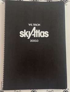 Sky Atlas 2000.0 Deluxe Edition by Will Tirion, 1989 Reprint Like New - Picture 1 of 11