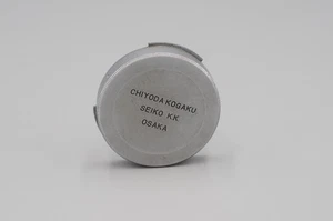 Vintage Chiyoda Kogaku Seiko K.K. Osaka Rear Shallow/Heavy Chrome Lens Cap - Picture 1 of 2