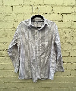 RARE Vintage 1980s Brooks Brothers USA Multi Stripe Fun Shirt Size Medium M - Picture 1 of 5
