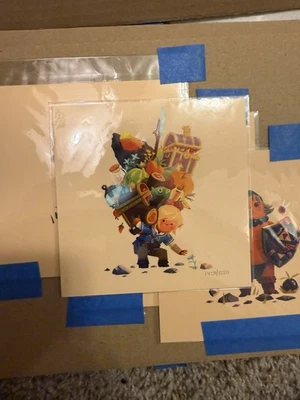 (Lote de 4) Impresiones Olly Moss ZELDA 5x5 Foto 1 de 4