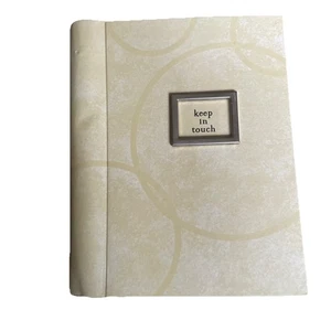 Address Book Logbook: Mini Travel 4x5 By Markings Yellow Hardback Spiral Bound - Picture 1 of 7