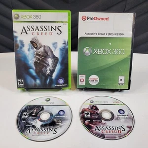 Assassin's Creed 1 e 2 - Lotto giochi Xbox 360 Bundle - testati e funzionanti - Foto 1 di 4