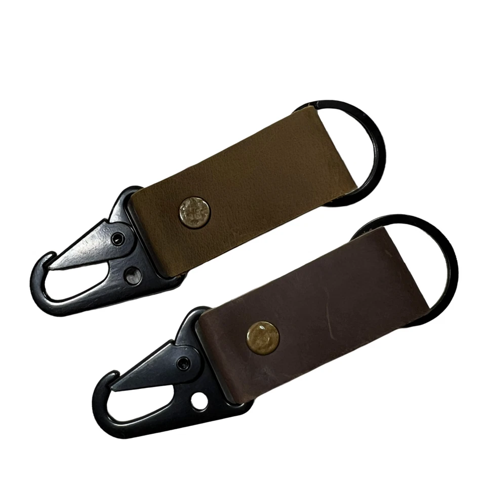 2 Llaveros de Cuero, Estuche para Llaveros, Llavero para Moto, Llavero, Organizador de Llaves Regalo Foto 1 de 4