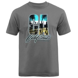 Golden State California Republic Cali Life Surfers Walking T-Shirt - Bild 1 von 17