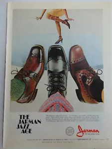 The Jarman Jazz Age 1971 Jarman Shoe Co. anuncio impreso de arte vintage - Imagen 1 de 1