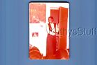 FOUND COLOR PHOTO S+7124 PRETTY BLACK WOMAN POSED AT DOOR