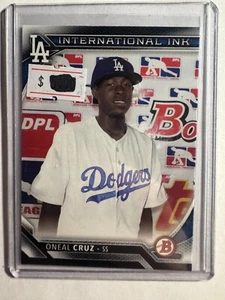 K282,232 - 2016 Bowman International Ink #IIOC Oneal Cruz UER - Picture 1 of 1