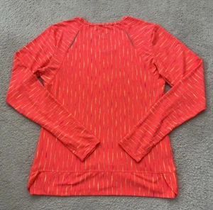 NEW RBX Shirt Women's Orange Performance Long Sleeve Tee Thumb Hole Stretch Sz L - Picture 1 of 8