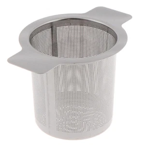 Stainless Steel Mesh Tea Infuser Metal Cup Strainer Loose Leaf Filter withouY-qy - Picture 1 of 12