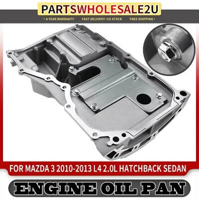 Pan de aceite del motor para Mazda 3 2010 2011-2013 sedán de 2,0 L hatchback transmisión de 5 velocidades  Foto 1 de 4