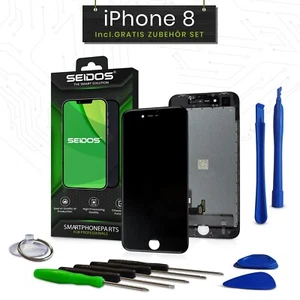Display LCD für iPhone 8 mit RETINA Glas Scheibe Komplett SCHWARZ BLACK NEU - Bild 1 von 5