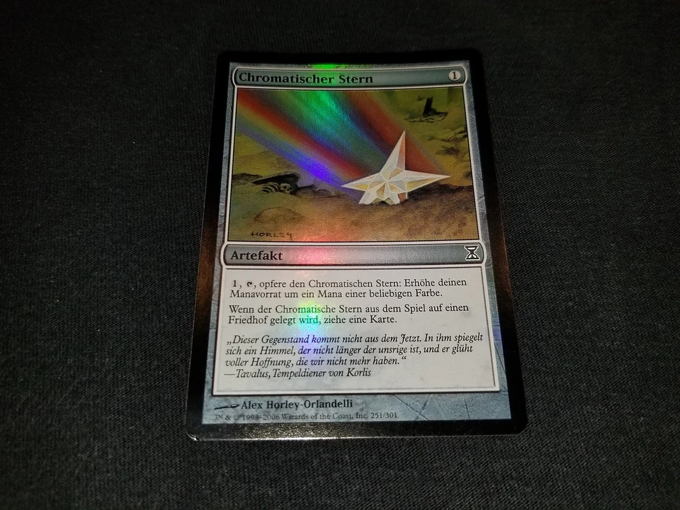 MTG 1x Time Spiral common artifact German FOIL Chromatic Star - see description - Image 1 of 2