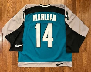 Patrick Marleau Vintage Nike San Jose Sharks Jersey Teal - Picture 1 of 7