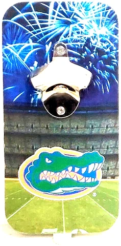 Florida Gators Magnetic Bottle Opener (Clink and Drink) Wall Mounted New Cover
