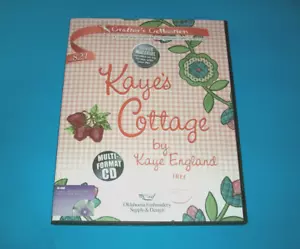 ⭐ KAYES COTTAGE - KAY ENGLAND CD #821 OESD EMBROIDERY DESIGN - Picture 1 of 3