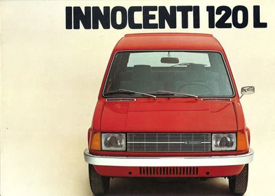 Depliant Brochure Innocenti 120 L 1977 Germania ORIGINALE - Immagine 1 di 4