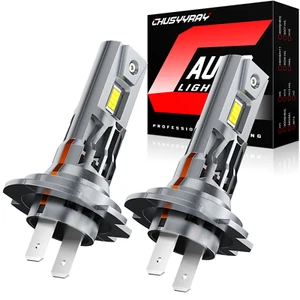 2x H7 LED Headlight Bulb Kit High Low Beam 100W 20000LM Super Bright 6500K White - Picture 1 of 12