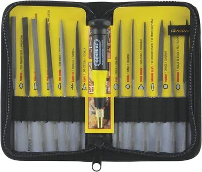 General Tools 707475 Swiss Pattern Needle File Set, 12-Piece - Image 1 of 4