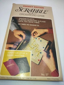 Vintage Pocket Edition Travel Scrabble Spiel 1978 unbenutzt - Bild 1 von 6