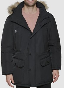 Calvin Klein Faux Fur Outer Shell Coats 