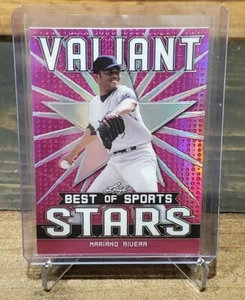 2020 Leaf Best of Sports Valiant Pink Mariano Rivera 6/15 New York Yankees - Bild 1 von 2