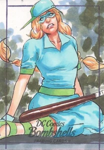 Tarjeta de boceto de DC Comics Bombshells 2, Jomar Bulda 1/1 - Imagen 1 de 2