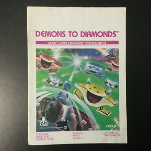 Demons To Diamonds Atari 2600 nur Bedienungsanleitung - Bild 1 von 2