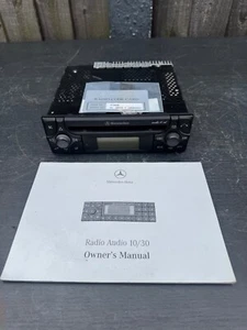 Mercedes Slk Clk E & C Class Audio 10 Radio CD Player,Code & Manual MF2910 96-04 - Picture 1 of 11