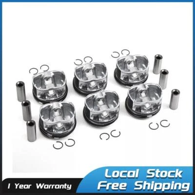 STD 6pcs Pistons & Rings Set For Volvo XC60 XC70 XC90 S80 V70 B6324S 3.2L T6 L6 - Image 1 of 4