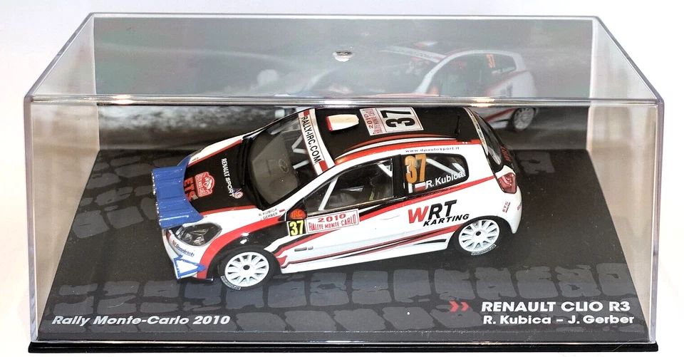 RENAULT CLIO R3 RALLY MONTECARLO 2010 - KUBICA/GERBER - 1:43 - Immagine 1 di 1