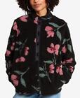Volcom Women's Juniors Floral Bloom Box Fleece Sweatshirt Multicolor X-Small XS