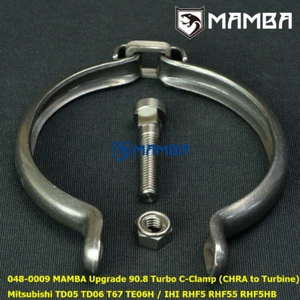 Abrazadera MAMBA más fuerte 90,8 MHI TD05 TD06 IHI RHF5 RHF55 turbo CHRA y turbina - Imagen 1 de 10