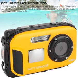 Underwater Camera 1080P HD 48MP 5M Waterproof Digital Camera Underwater DV - Picture 1 of 14