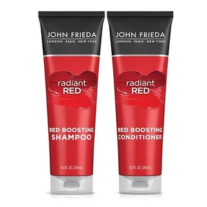 John Frieda Radiant Red Shampoo & Conditioner Helps Enhance Shades, Vitamin E - Picture 1 of 9