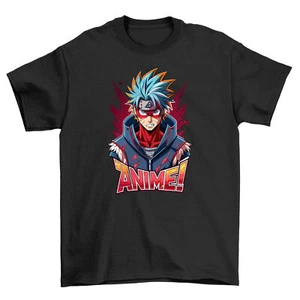 Camiseta Unisex "Anime Super Hero" - ¡Canaliza tus poderes internos de anime! Estampado divertido - Imagen 1 de 46