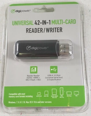 Digipower Universal 42-in-1 Multi Card-Reader/Writer DP-MCR4 New Sealed - Image 1 of 4