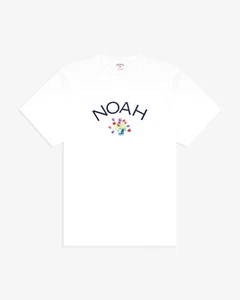 Noah NY X Tom Wesselmann flower core logo White Tee Sz M !!! kith aime leon - Picture 1 of 2